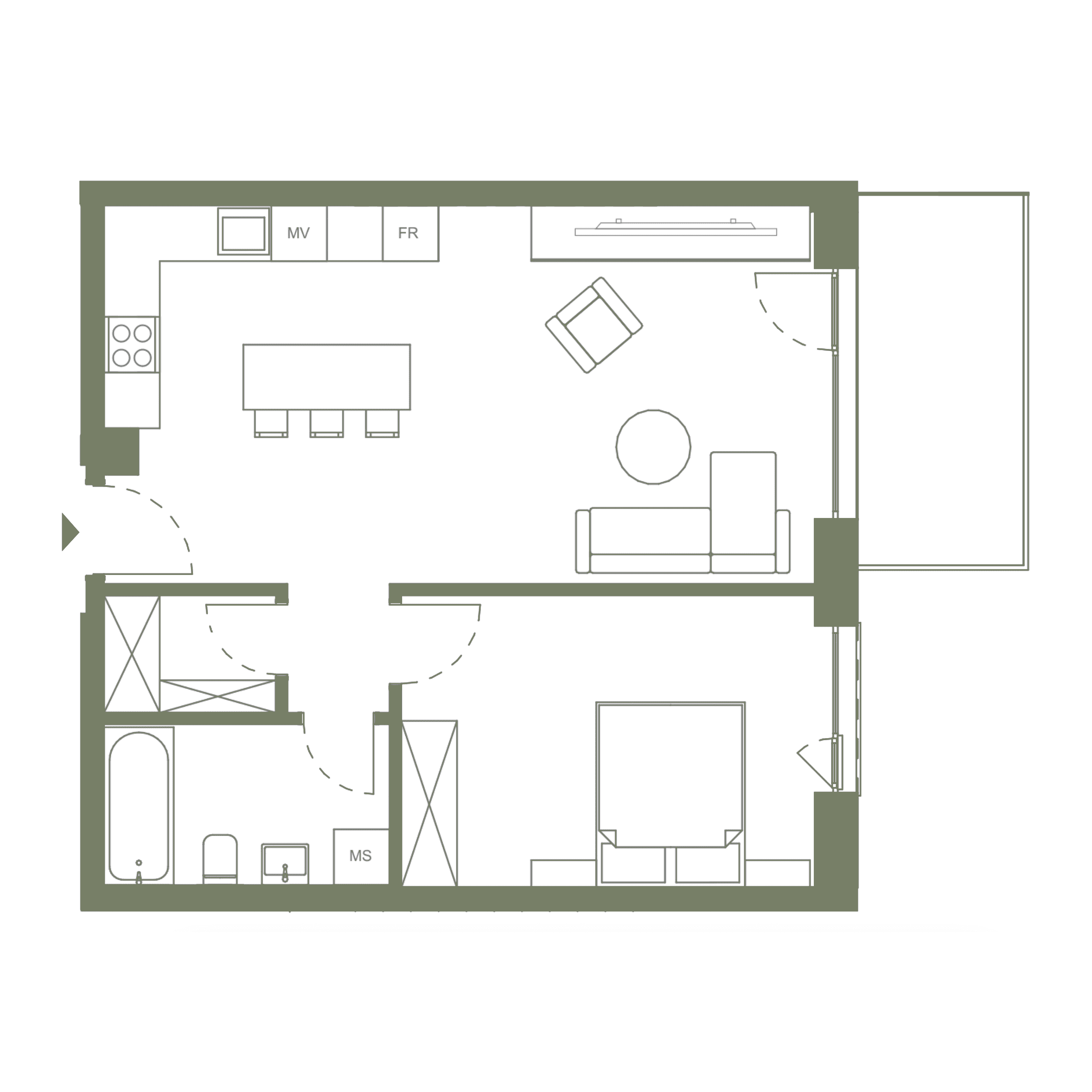 plan apartament