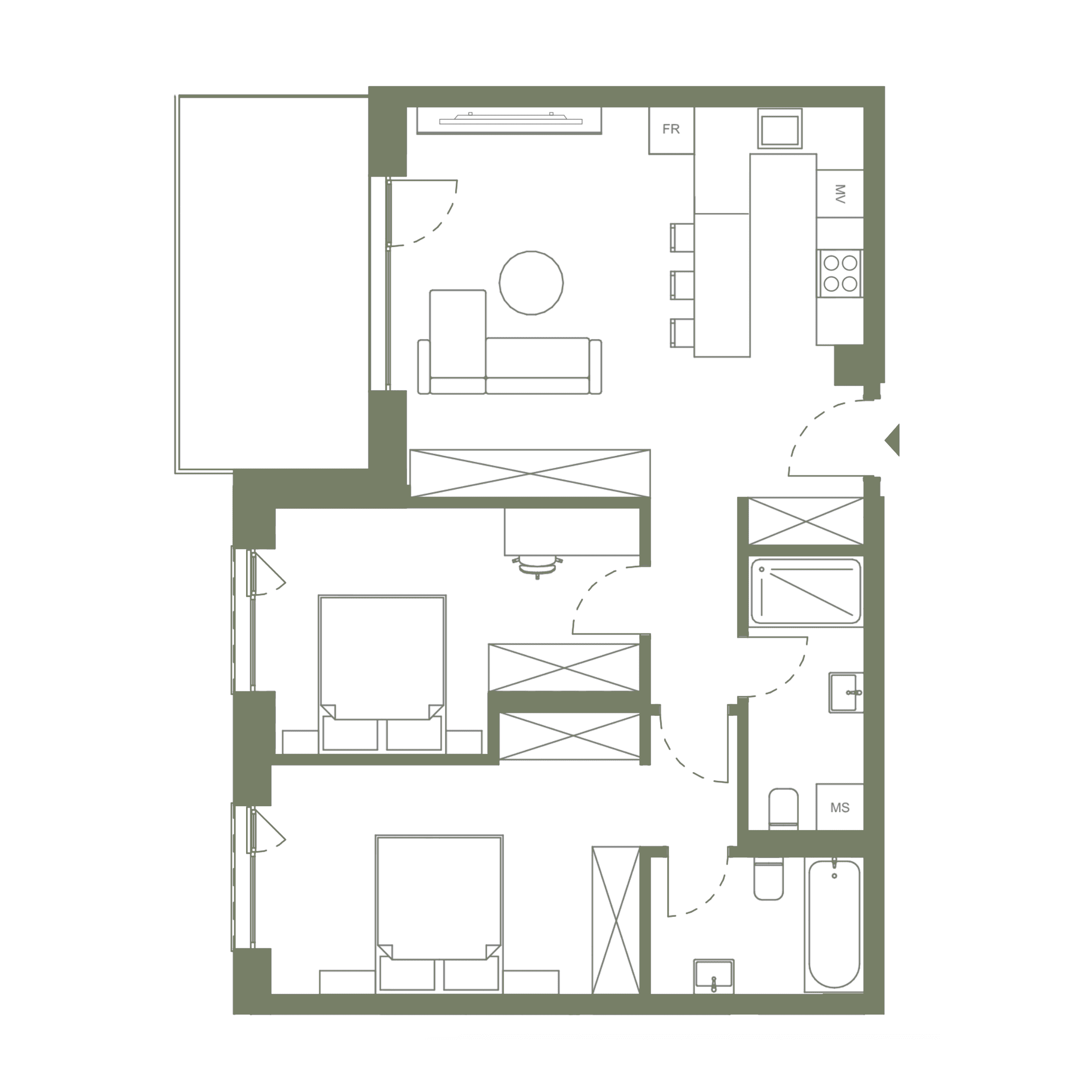 plan apartament