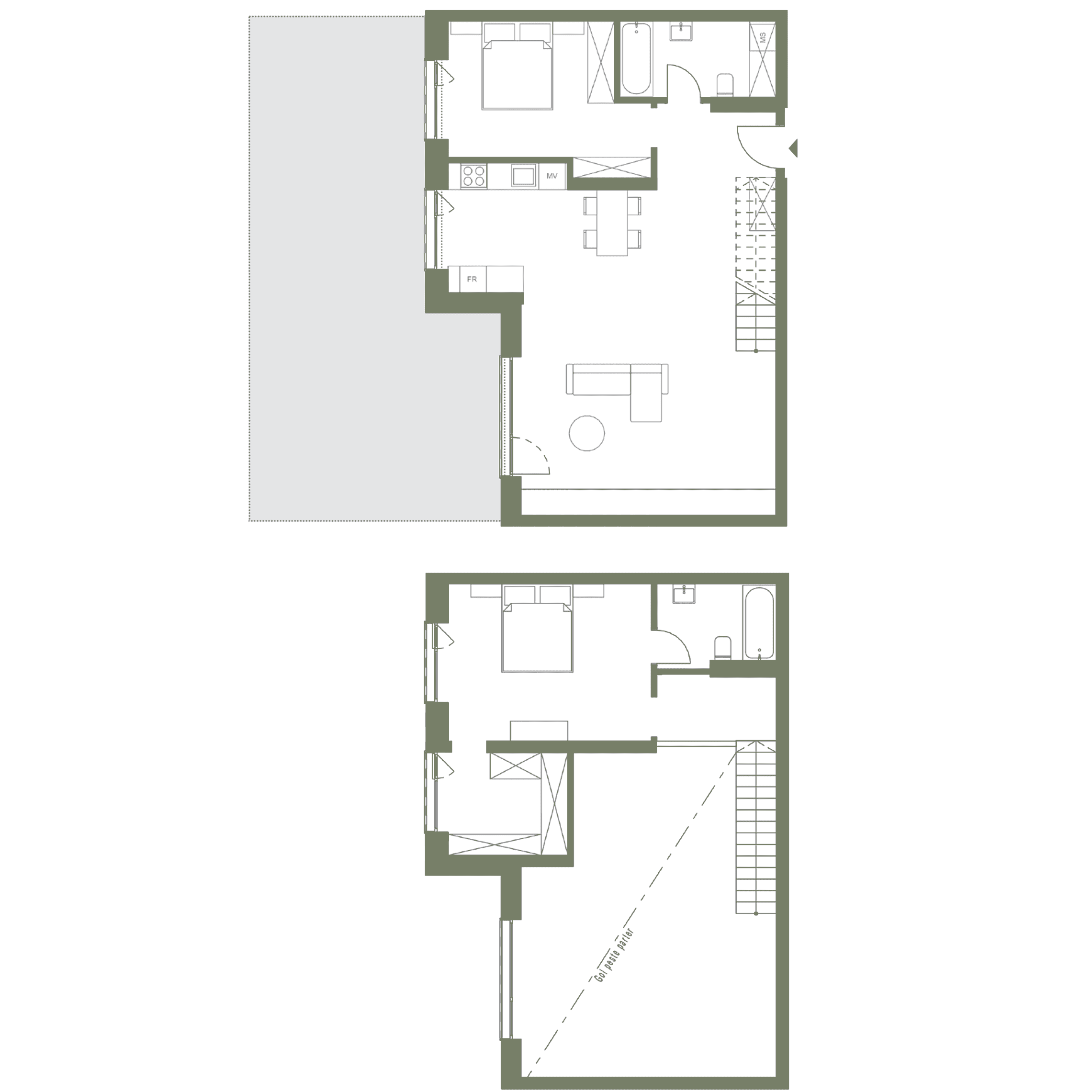 plan apartament