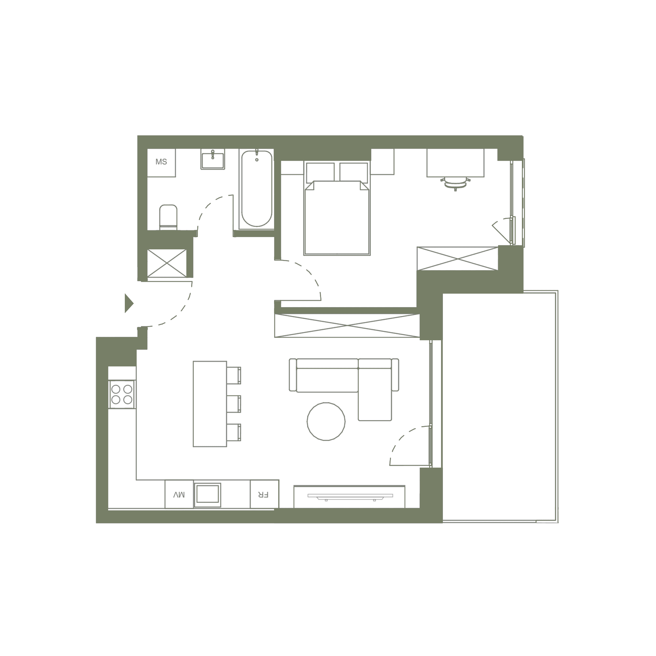 plan apartament