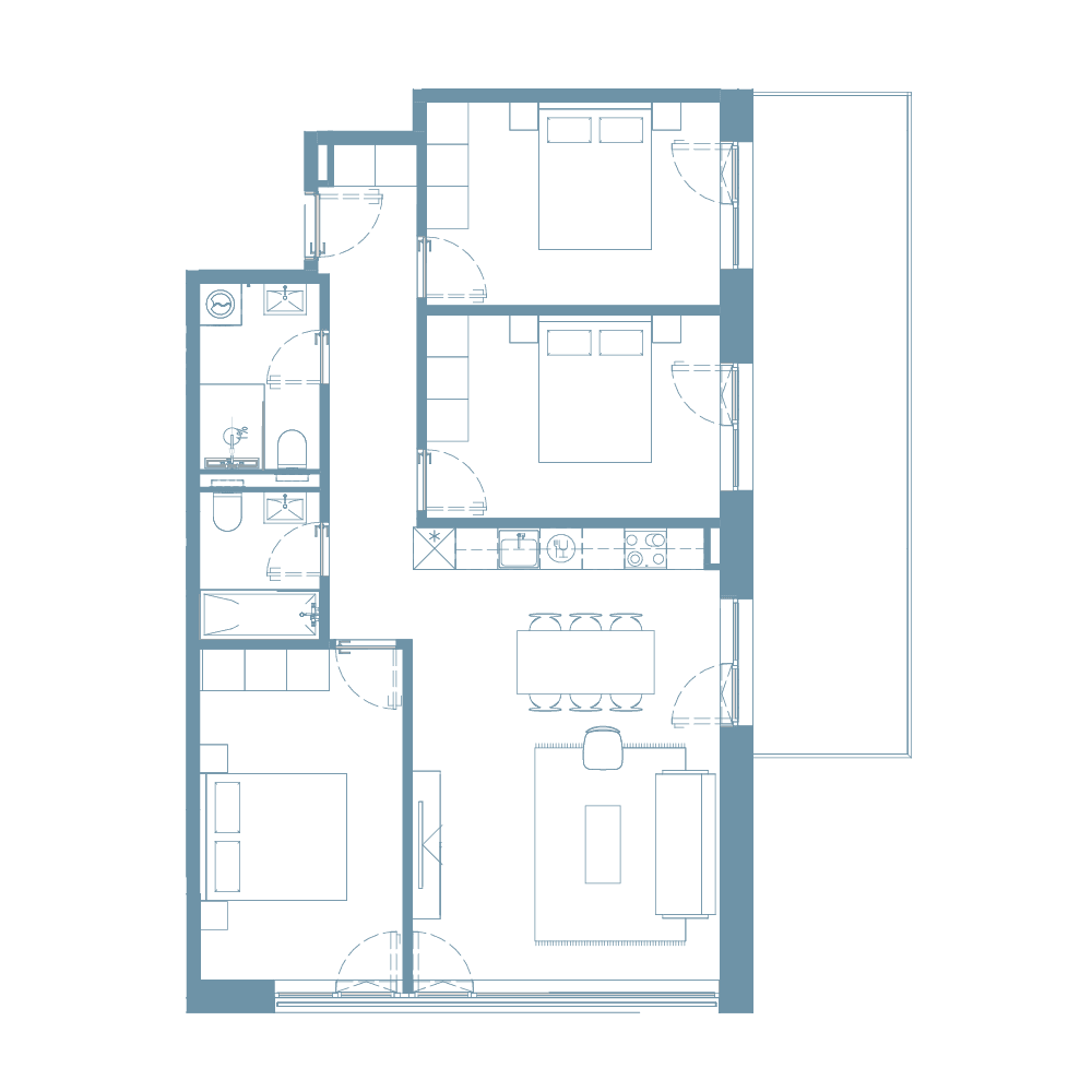 Plan apartament 14
