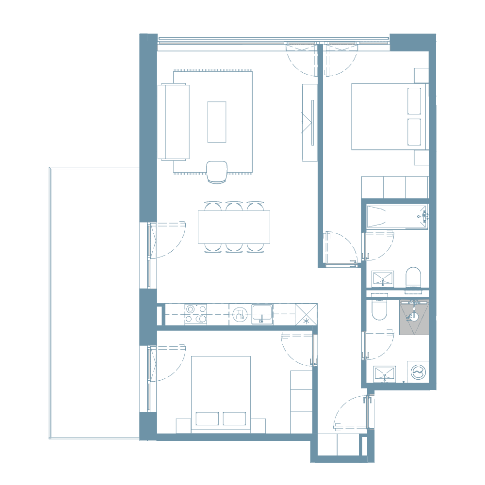 Plan apartament 32