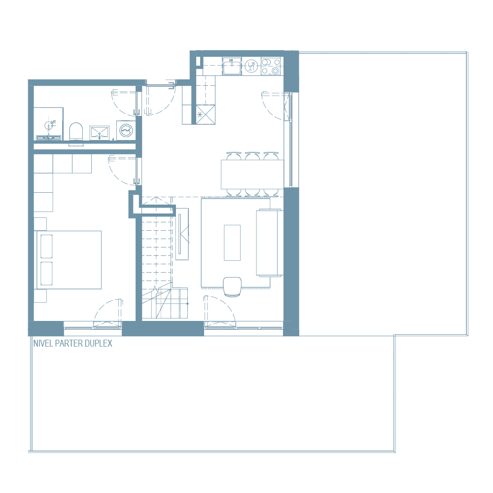 Plan apartament 60