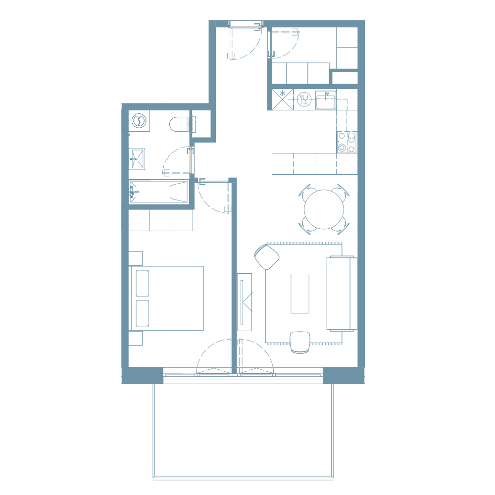 Plan apartament 103