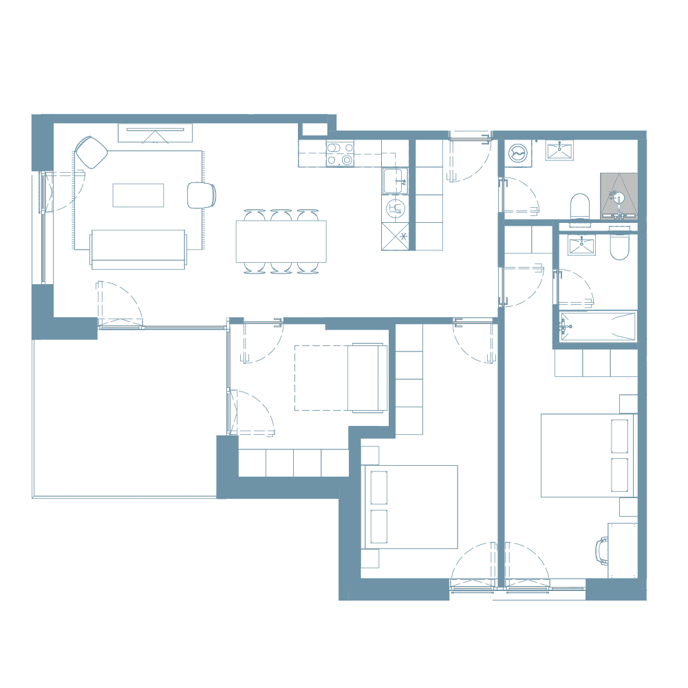 Plan apartament 82