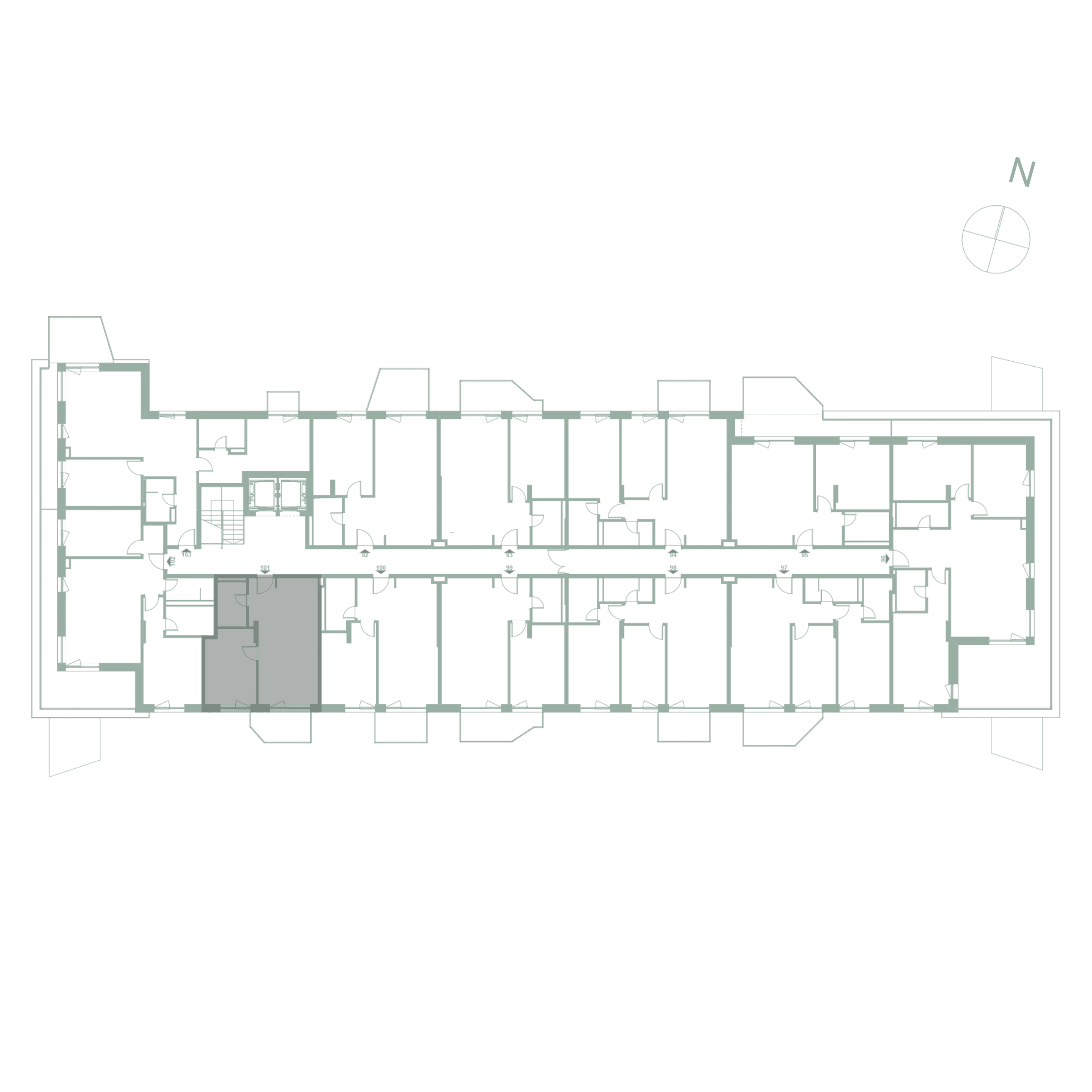 Plan apartament 101