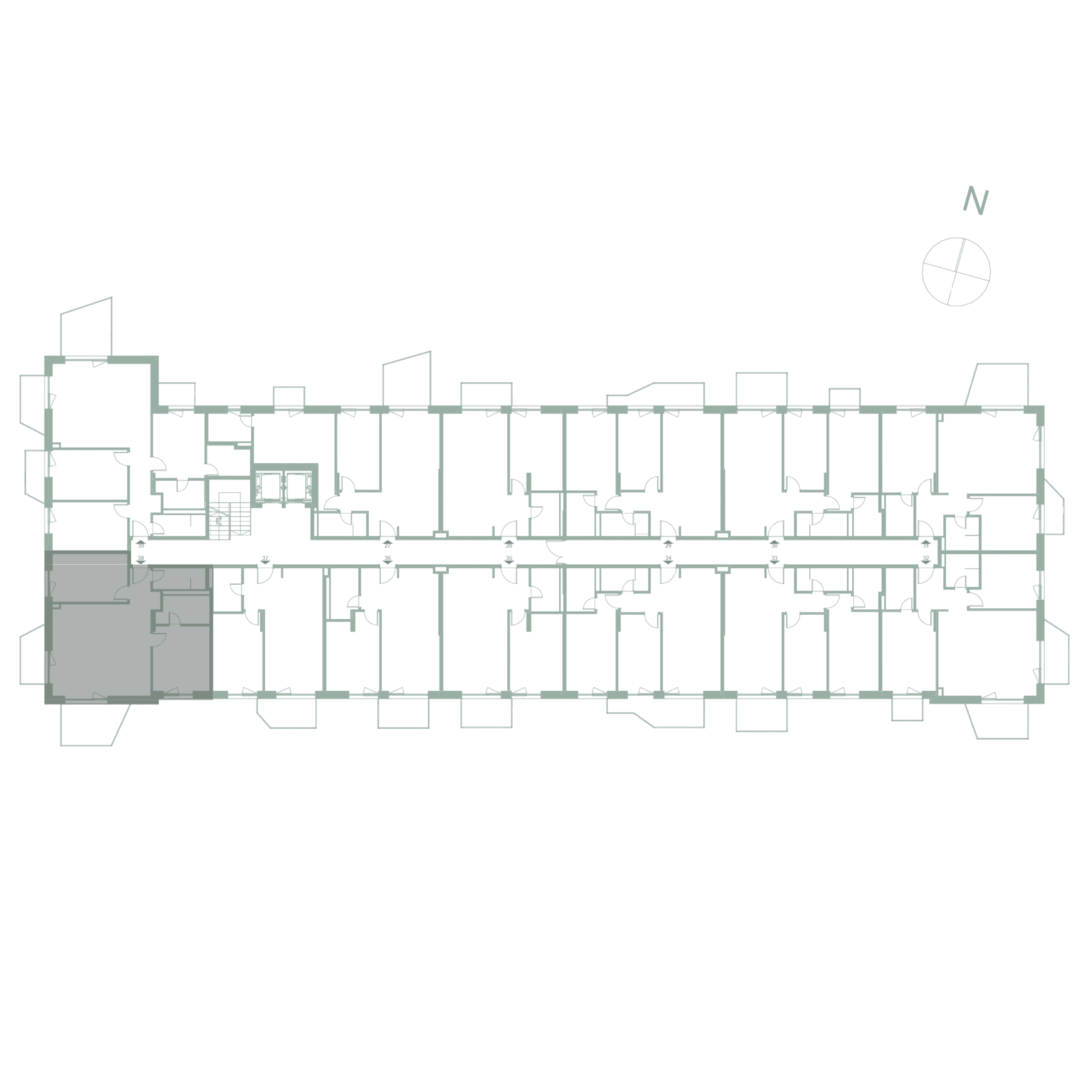 Plan apartament 38