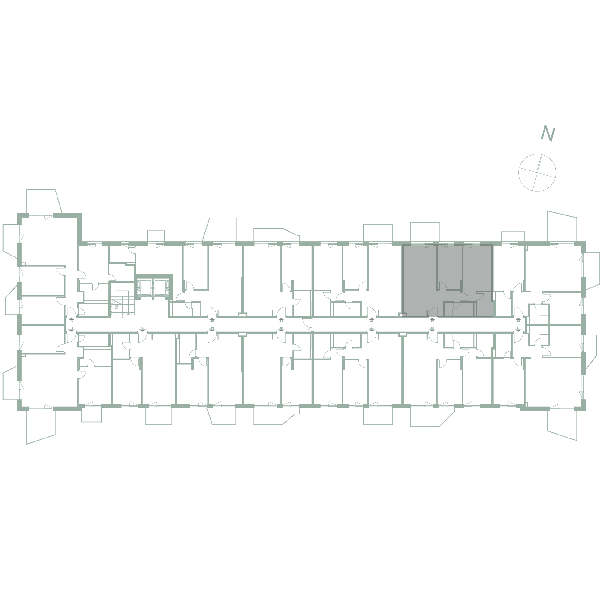 Plan apartament 43