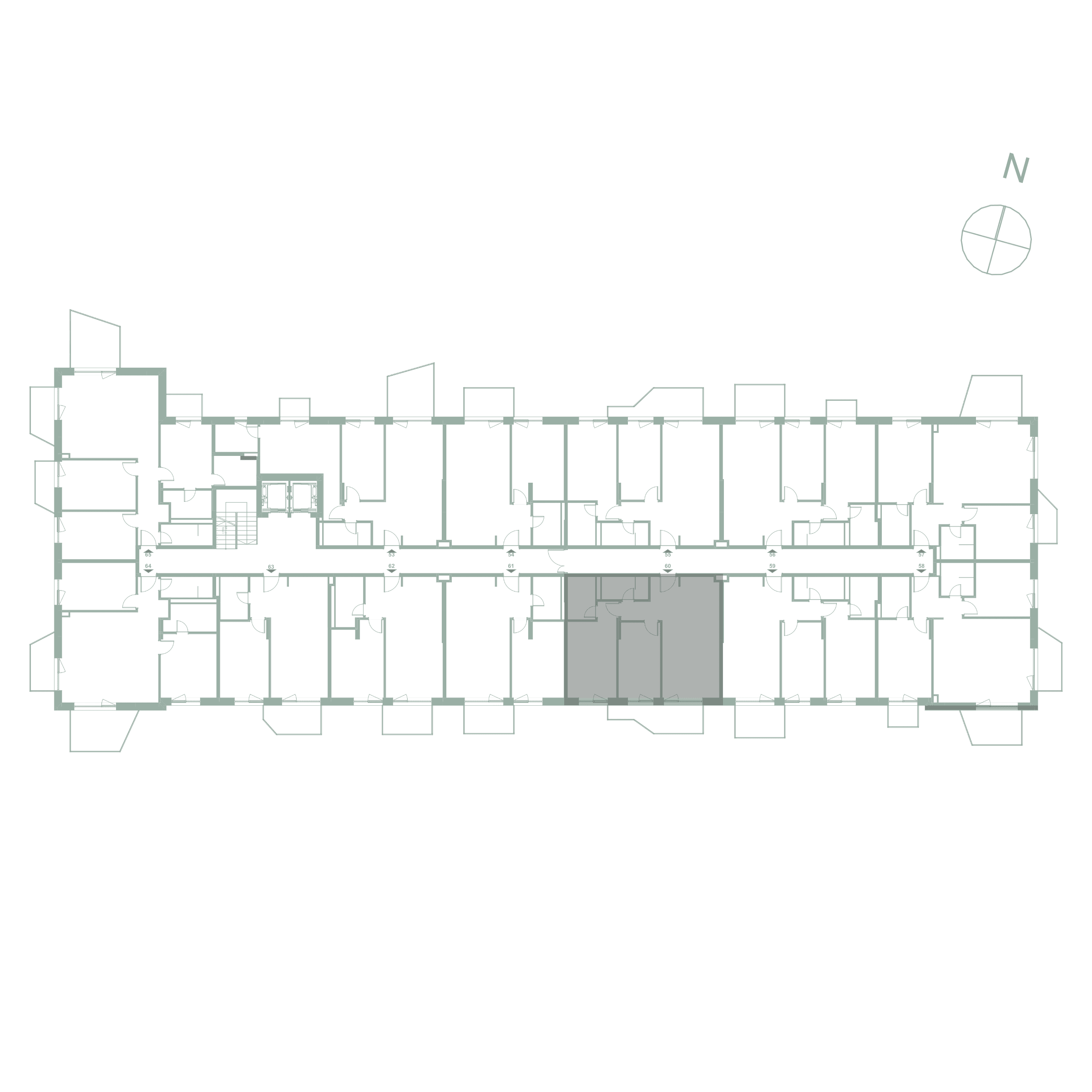 Plan apartament 60
