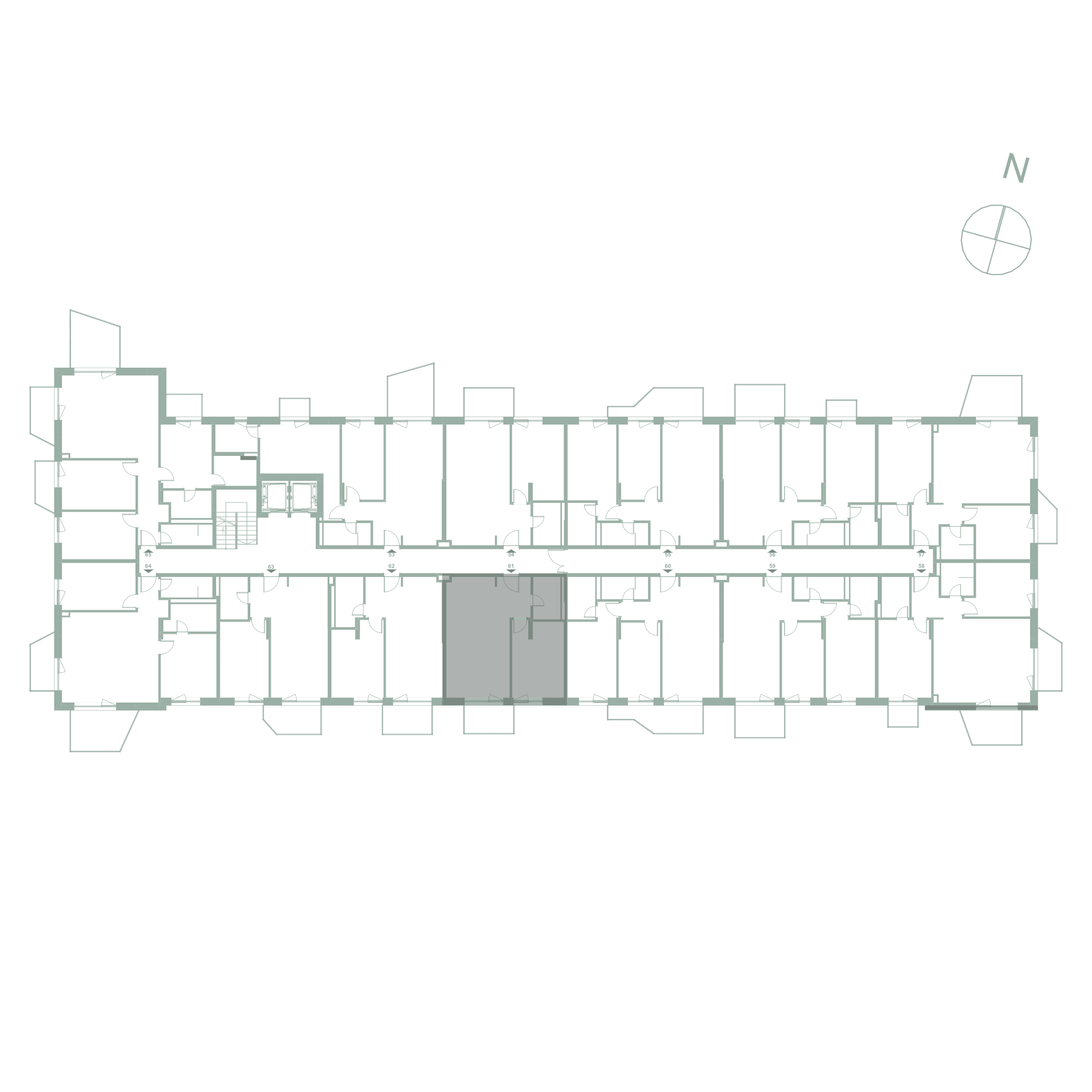 Plan apartament 61