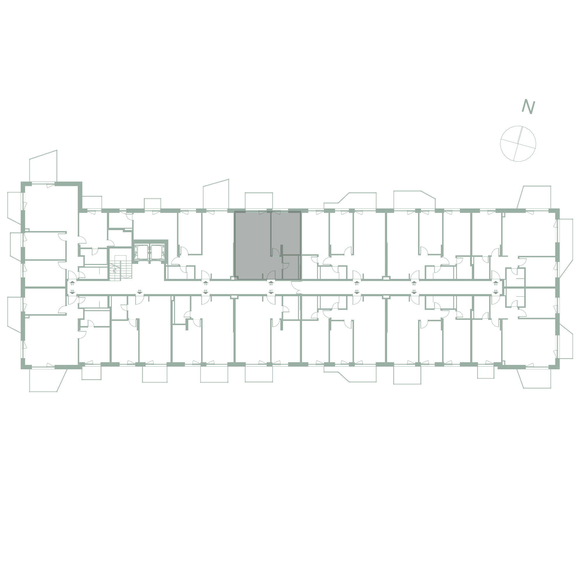 Plan apartament 80