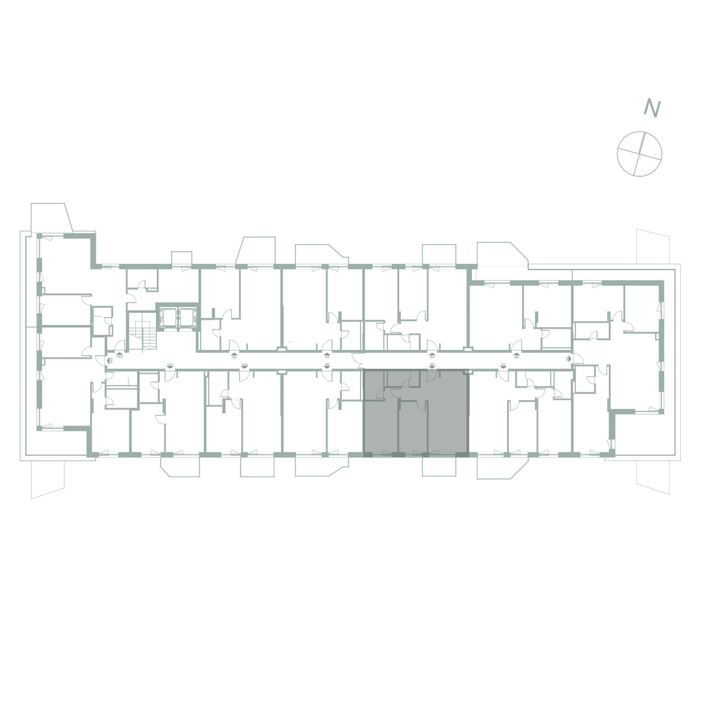 Plan apartament 98