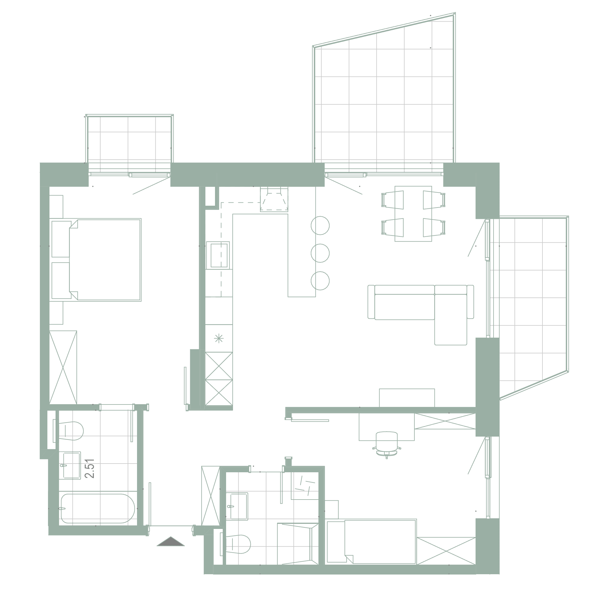 Plan apartament 18