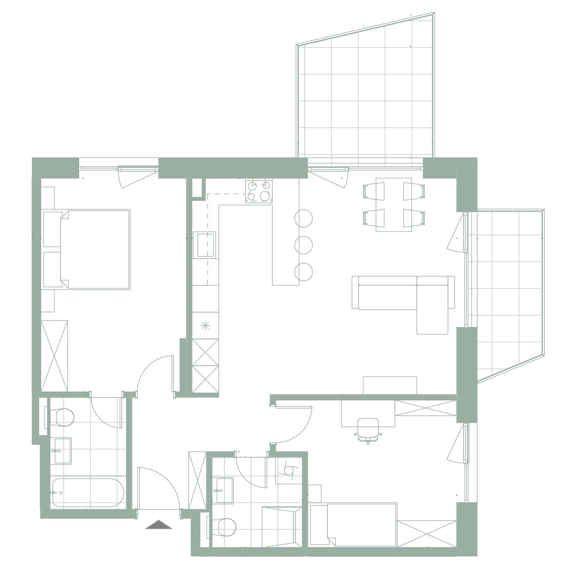 Plan apartament 70