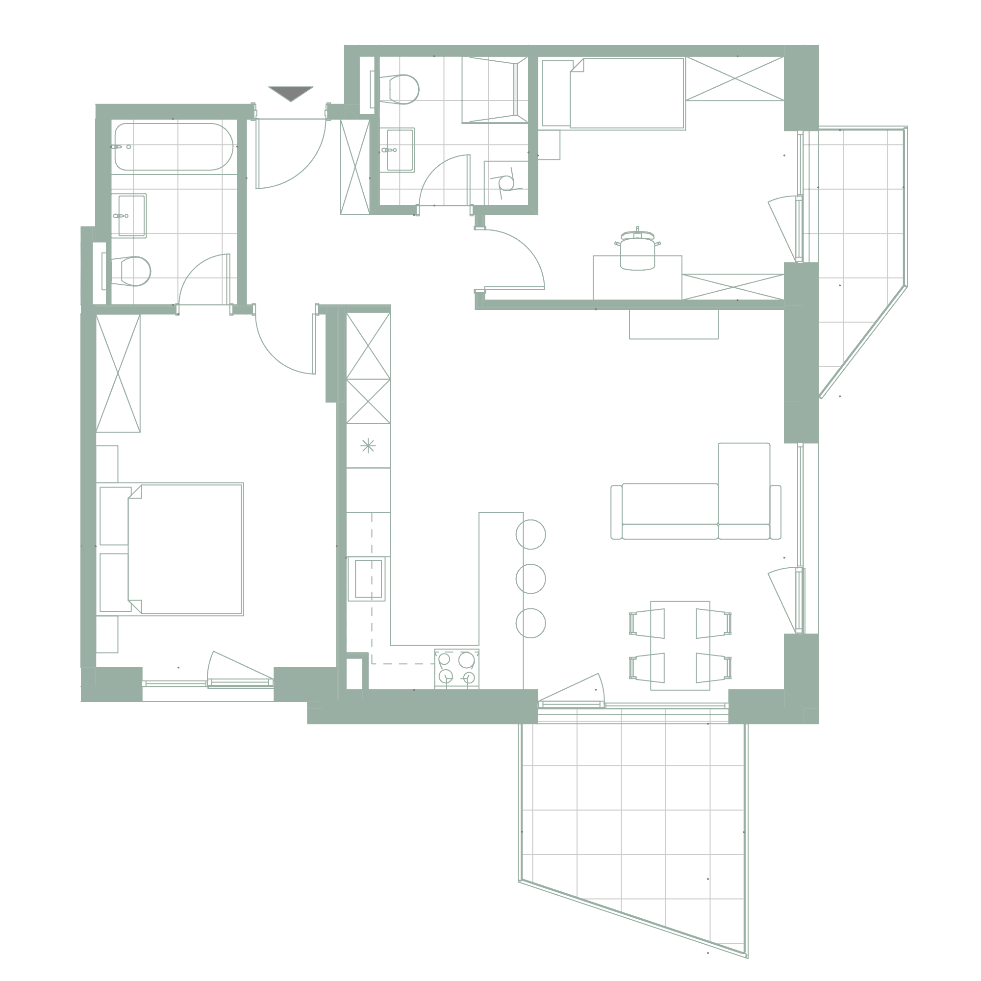 Plan apartament 45