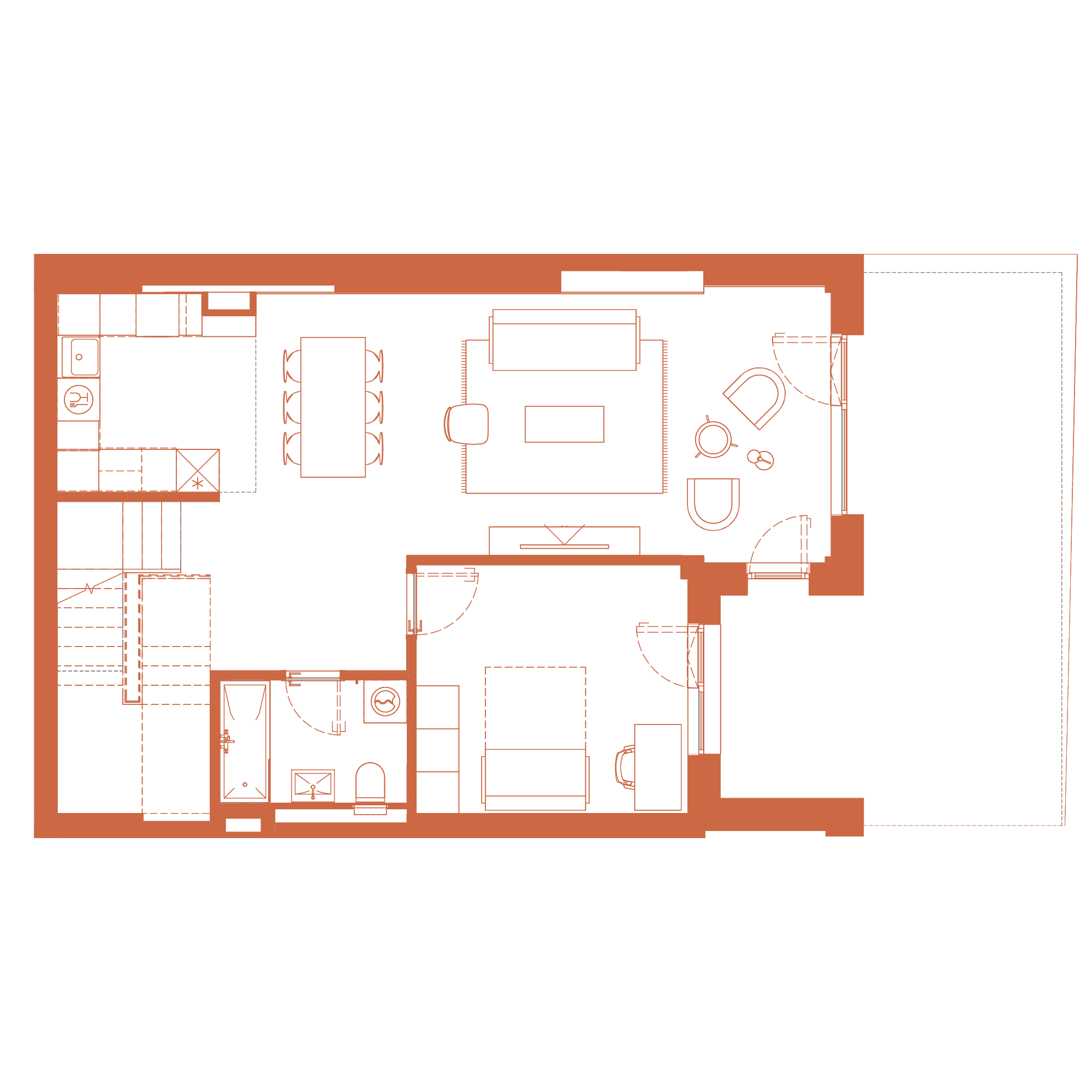 Plan apartament A01
