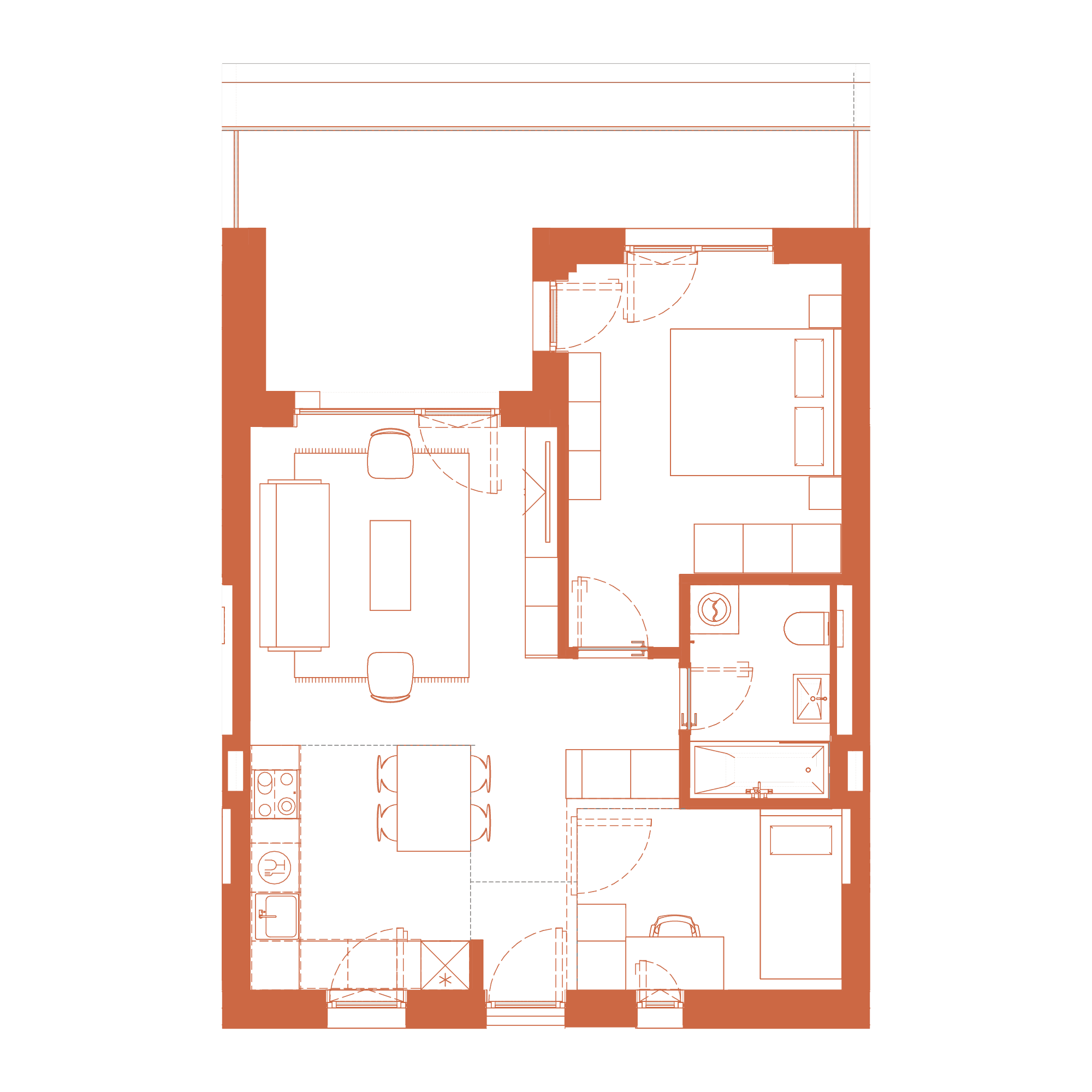 Plan apartament M03