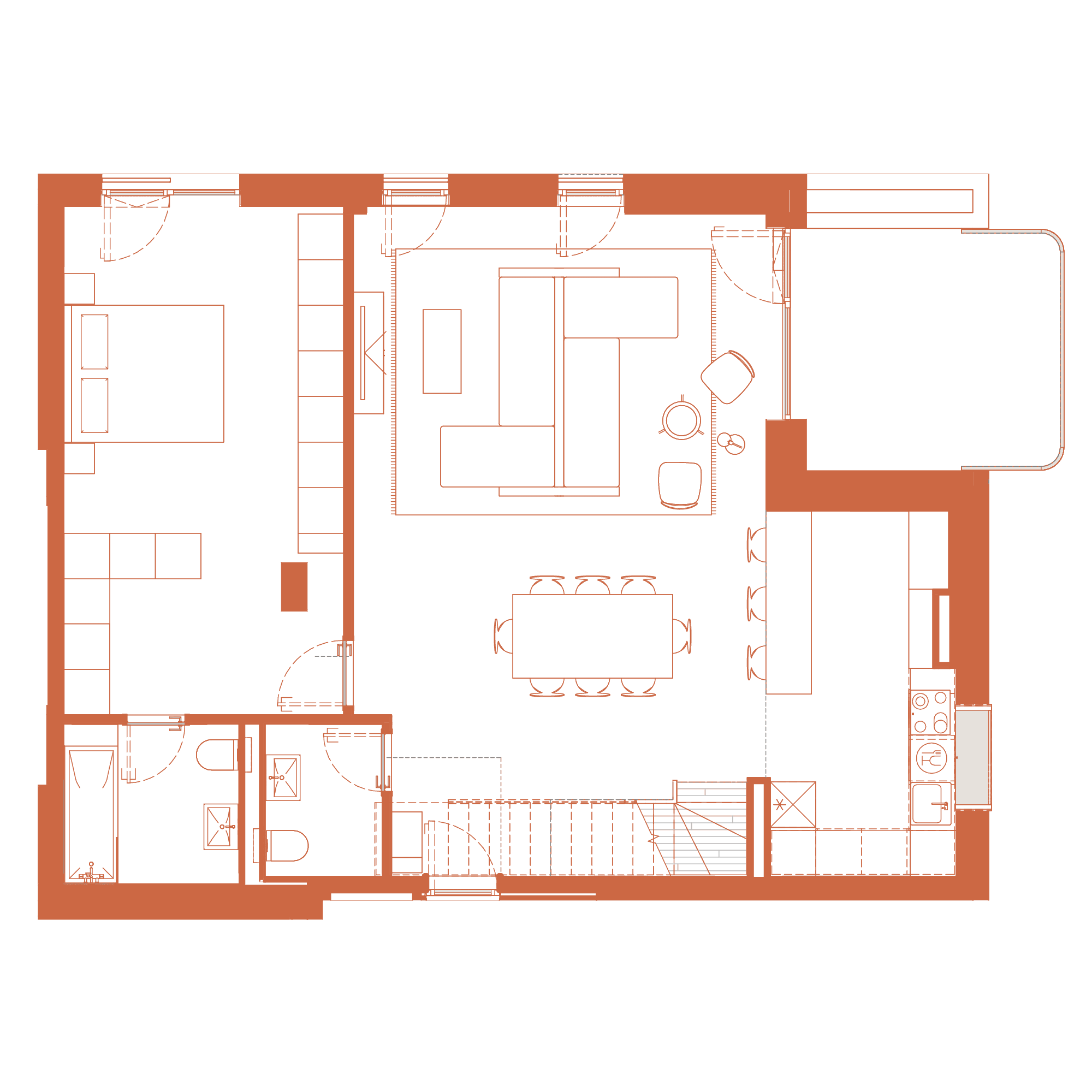 Plan apartament 404